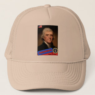 Thomas Jefferson Basebollkort Truckerkeps