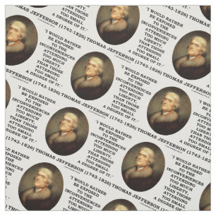Thomas Jefferson besvärar för mycket frihet Tyg