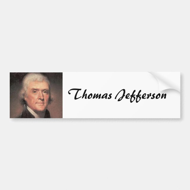 Thomas Jefferson Bildekal (Framsidan)