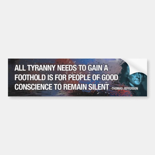 Thomas Jefferson Bildekal (Framsidan)