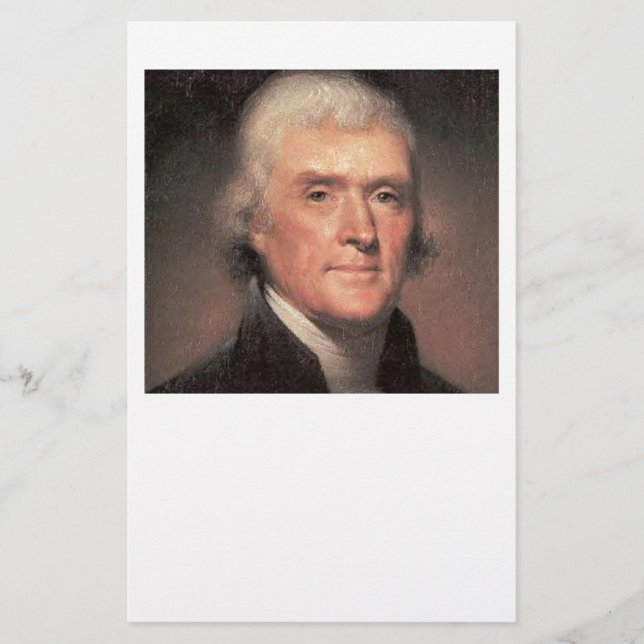 Thomas Jefferson Brevpapper (Framsida)