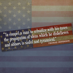 Thomas Jefferson Bumper Stickers Bildekal