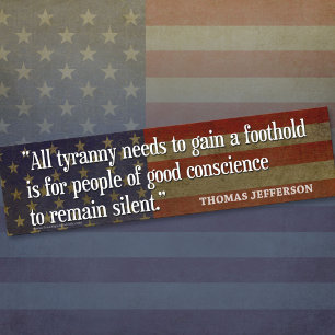 Thomas Jefferson Bumper Stickers Bildekal
