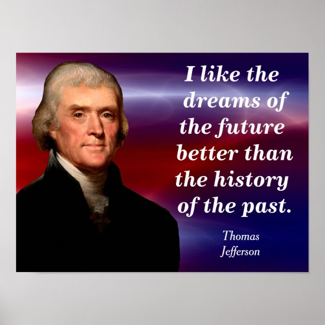 Thomas Jefferson - citat poster (Framsidan)
