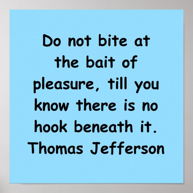 thomas jefferson-citat poster (Framsidan)