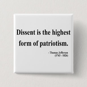 Thomas Jefferson citationstecken 15a Knapp