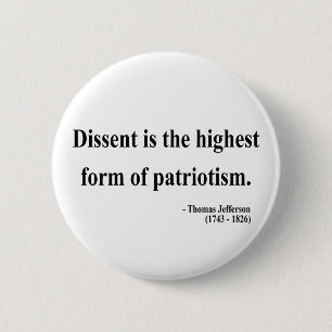 Thomas Jefferson citationstecken 15a Knapp