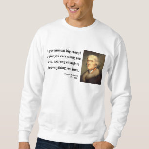 Thomas Jefferson citationstecken 1c Långärmad Tröja