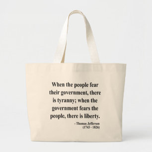 Thomas Jefferson citationstecken 5a Jumbo Tygkasse