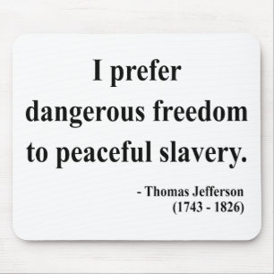 Thomas Jefferson citationstecken 9a Musmatta
