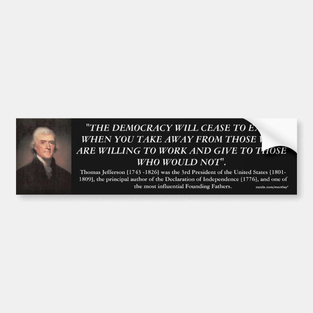 THOMAS JEFFERSON CITATIONSTECKEN BILDEKAL (Framsidan)