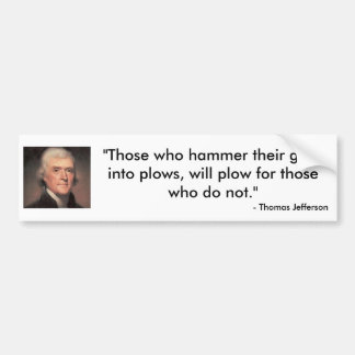 Thomas Jefferson citationstecken Bildekal