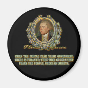 Thomas Jefferson citationstecken: Regering & Magnet