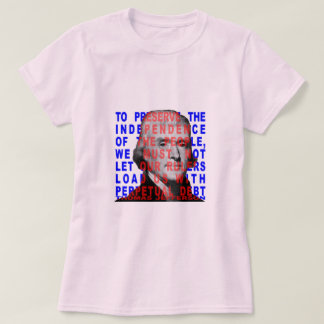 Thomas Jefferson citationsteckenskjortor Tee