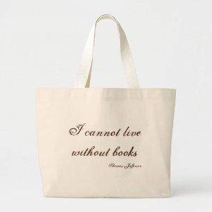 Thomas Jefferson citationsteckentoto Jumbo Tygkasse