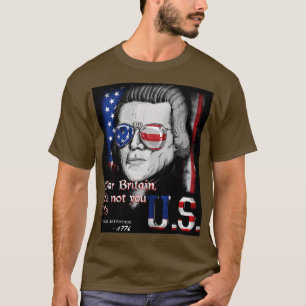 Thomas Jefferson Founding Far USA flagga 4 juli T Shirt