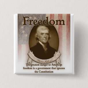 Thomas Jefferson - frihet Knapp