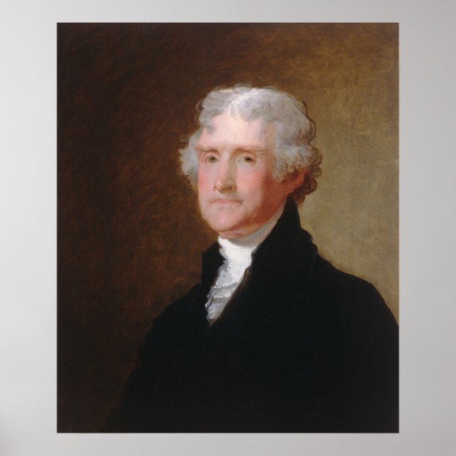 Thomas Jefferson - Gilbert Stuart Fine Art Poster (Framsidan)