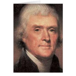 Thomas Jefferson Hälsningskort