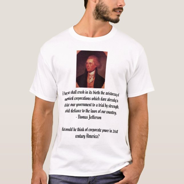 Thomas Jefferson hoppas jag oss krossar i dess… Tröja (Framsida)