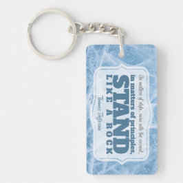 Thomas Jefferson Inspirational Quote "Principle" Nyckelring