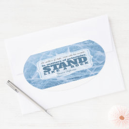 Thomas Jefferson Inspirational Quote "Principle" Ovalt Klistermärke