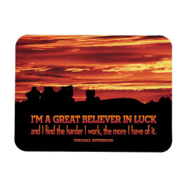 Thomas Jefferson Inspirational Quote "Tur" Flexi Magnet