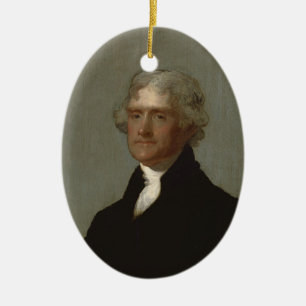 Thomas Jefferson Julgransprydnad Keramik