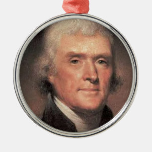 Thomas Jefferson Julgransprydnad Metall