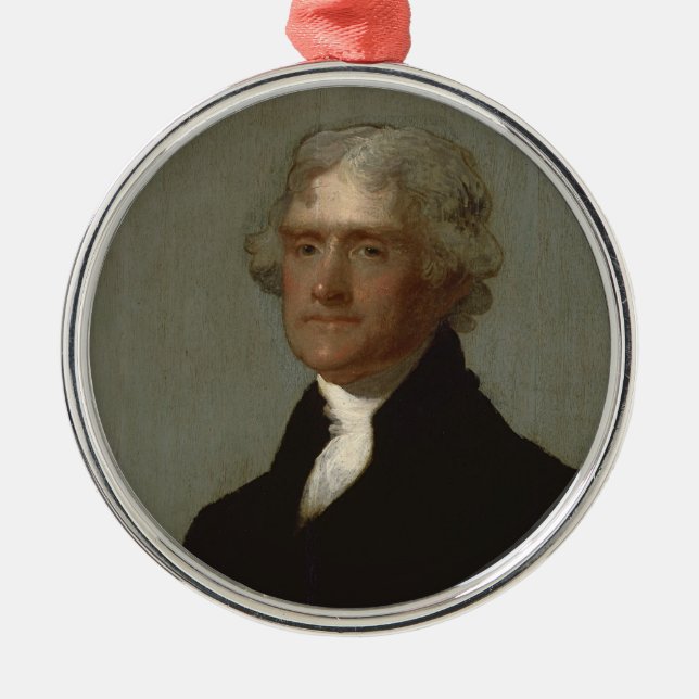 Thomas Jefferson Julgransprydnad Metall (Framsidan)