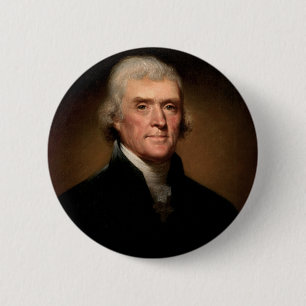 Thomas Jefferson klämmer fast Knapp