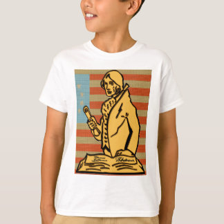 Thomas Jefferson kolonial flagga T-shirt