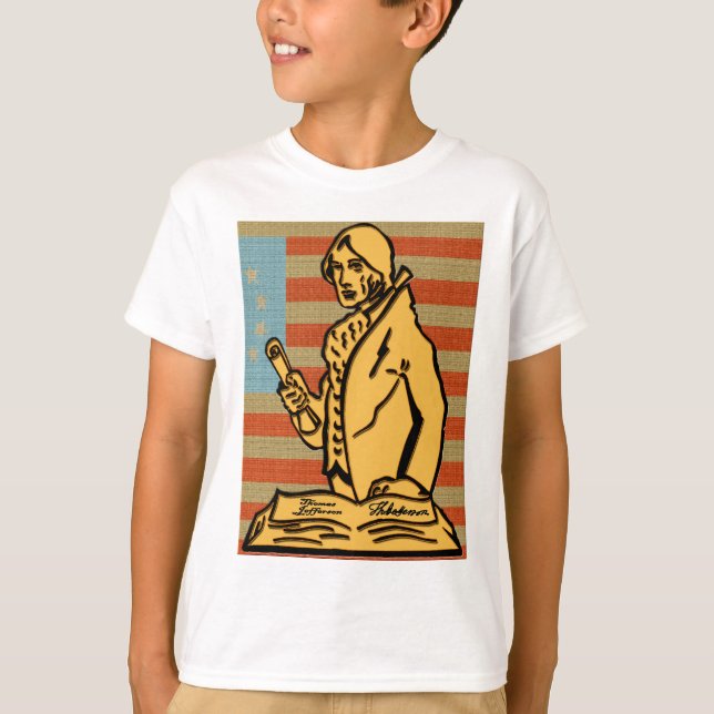 Thomas Jefferson kolonial flagga Tröja (Framsida)