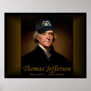 Thomas Jefferson MATADE UPP affischen Poster