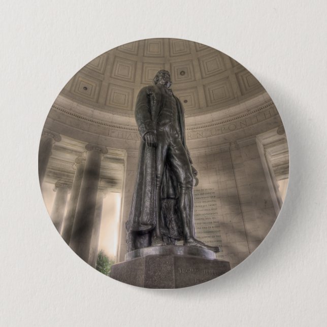Thomas Jefferson Memorial Bronze Statue Knapp (Framsida)
