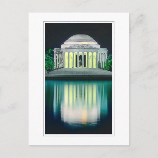 Thomas Jefferson Memorial Vykort (Framsida)