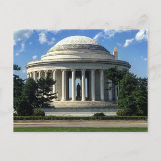 Thomas Jefferson-minnesmärket Washington Monument Vykort