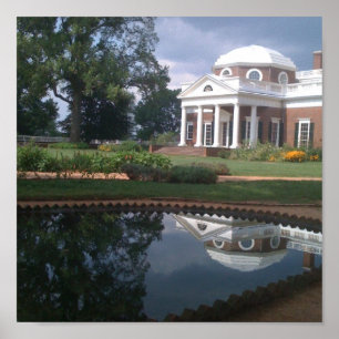 Thomas Jefferson Monticello Poster