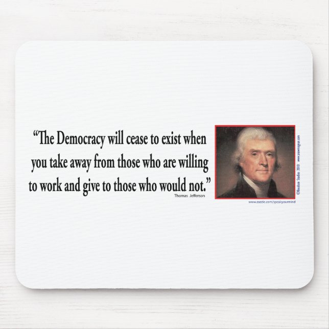 Thomas Jefferson Musmatta (Framsidan)