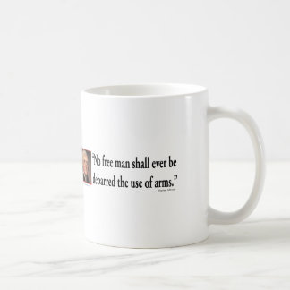 Thomas Jefferson på Gun Höger Kaffemugg