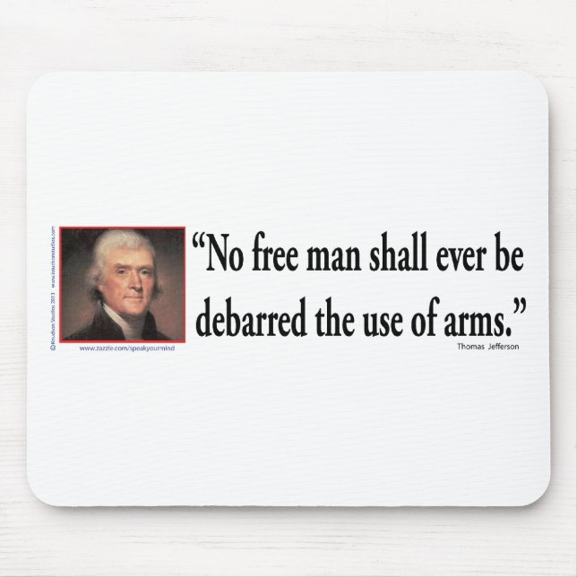 Thomas Jefferson på Gun Högers Musmatta (Framsidan)