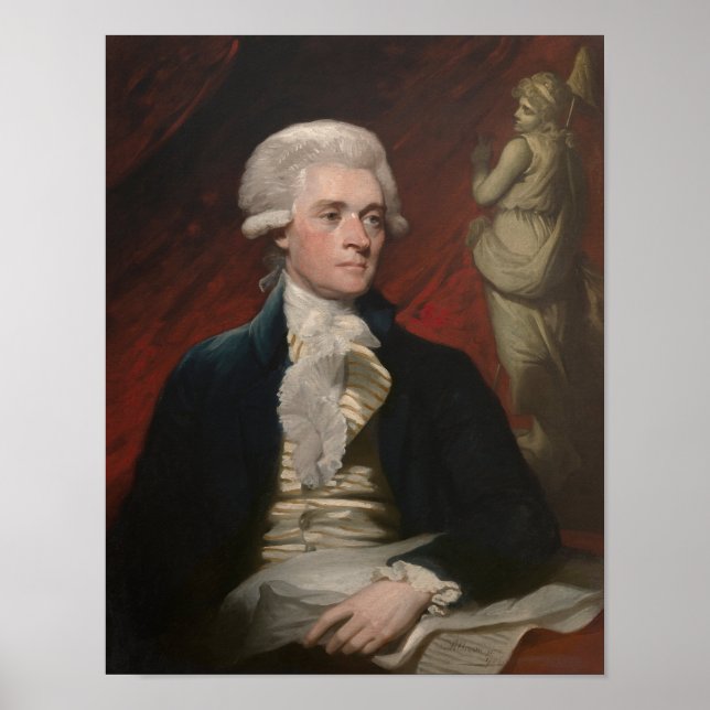 Thomas Jefferson Painting Poster (Framsidan)