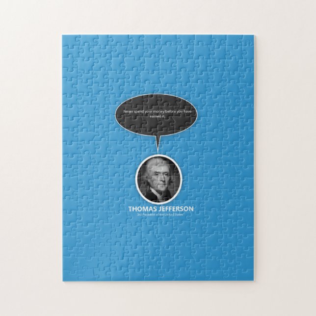 Thomas Jefferson Photo Puzzle Pussel (Vertikal)