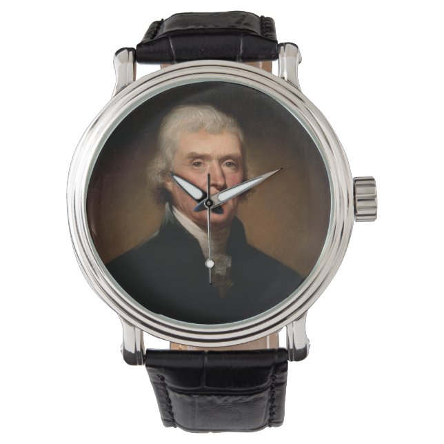 Thomas Jefferson porträtt Armbandsur (Framsida)