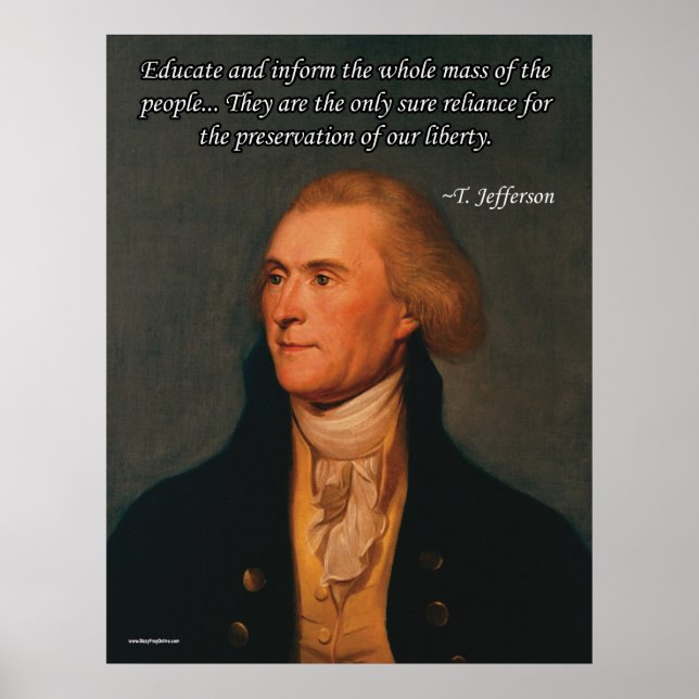 Thomas Jefferson Poster (Framsidan)