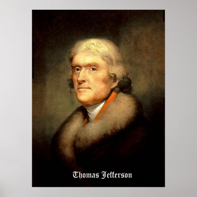 Thomas Jefferson Poster (Framsidan)