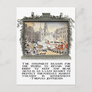 Thomas Jefferson Quote: Tyranny in Government Vykort