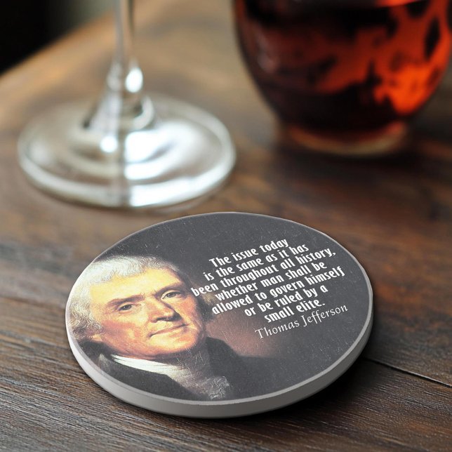 Thomas Jefferson Quote Underlägg (Thomas Jefferson Quote Coaster)