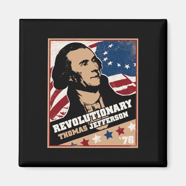 Thomas Jefferson Revolutionary Magnet (Framsidan)