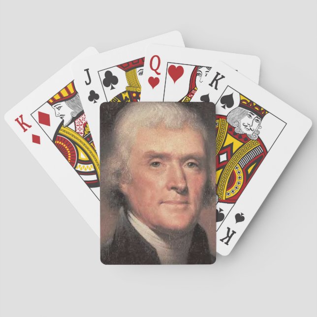 Thomas Jefferson Spelkort (Baksidan)